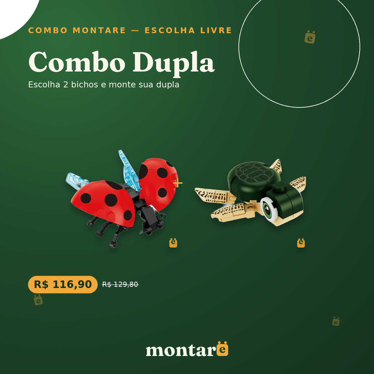 Combo Dupla — Escolha 2 Bichos